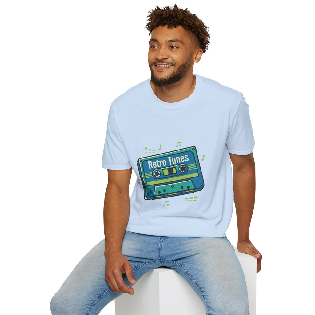 Retro Tunes- Unisex Softstyle T-Shirt