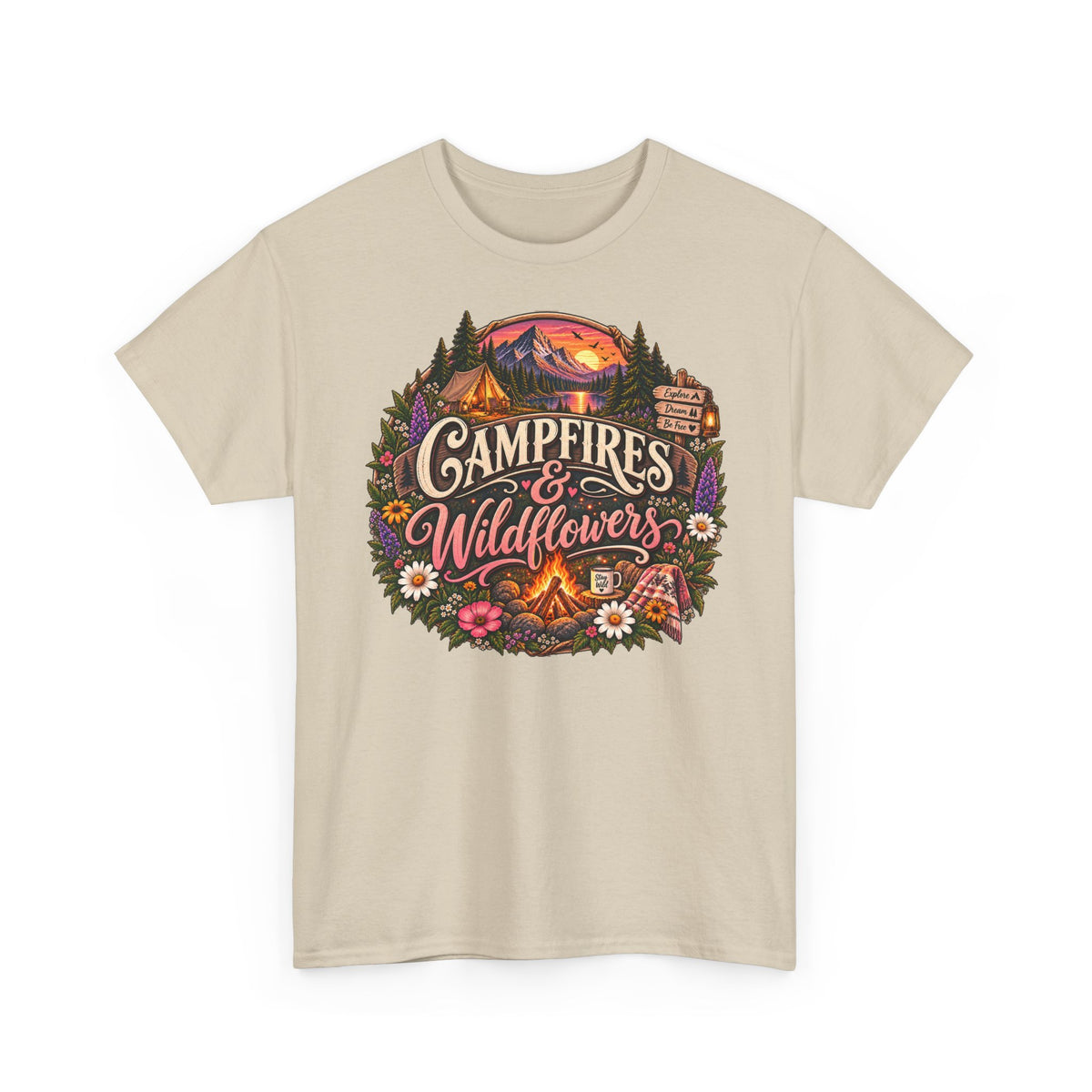 Campfires & Wildflowers T-Shirt