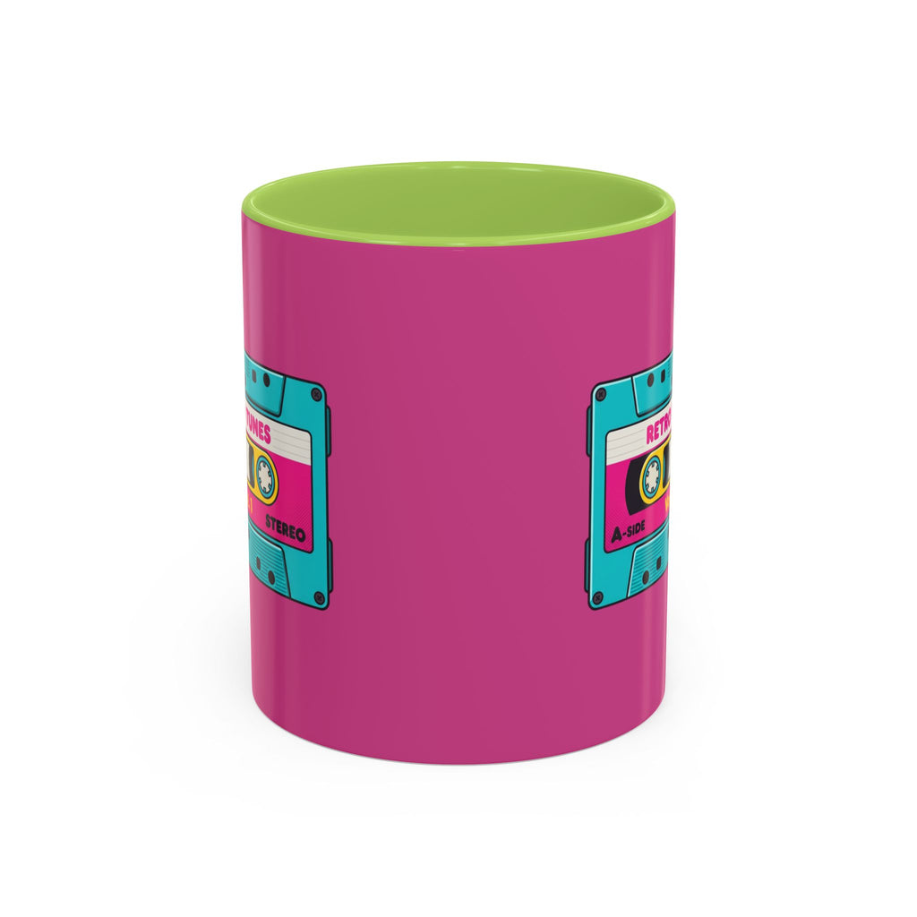 Retro Cassette Coffee Mug — 'Retro Tunes Vol. 1' Accent Mug
