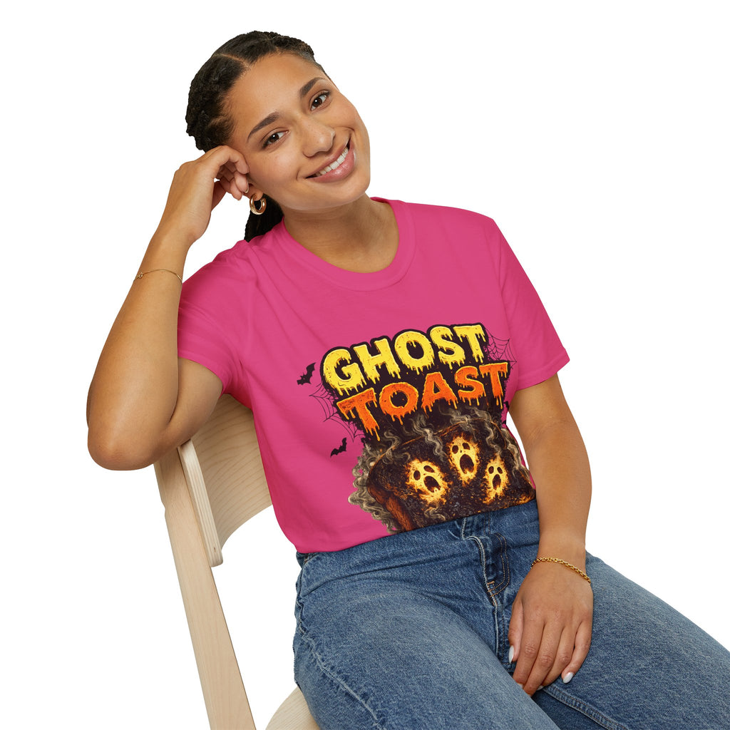 Ghost Toast Halloween T-Shirt — Spooky Haunted Breakfast Graphic Tee