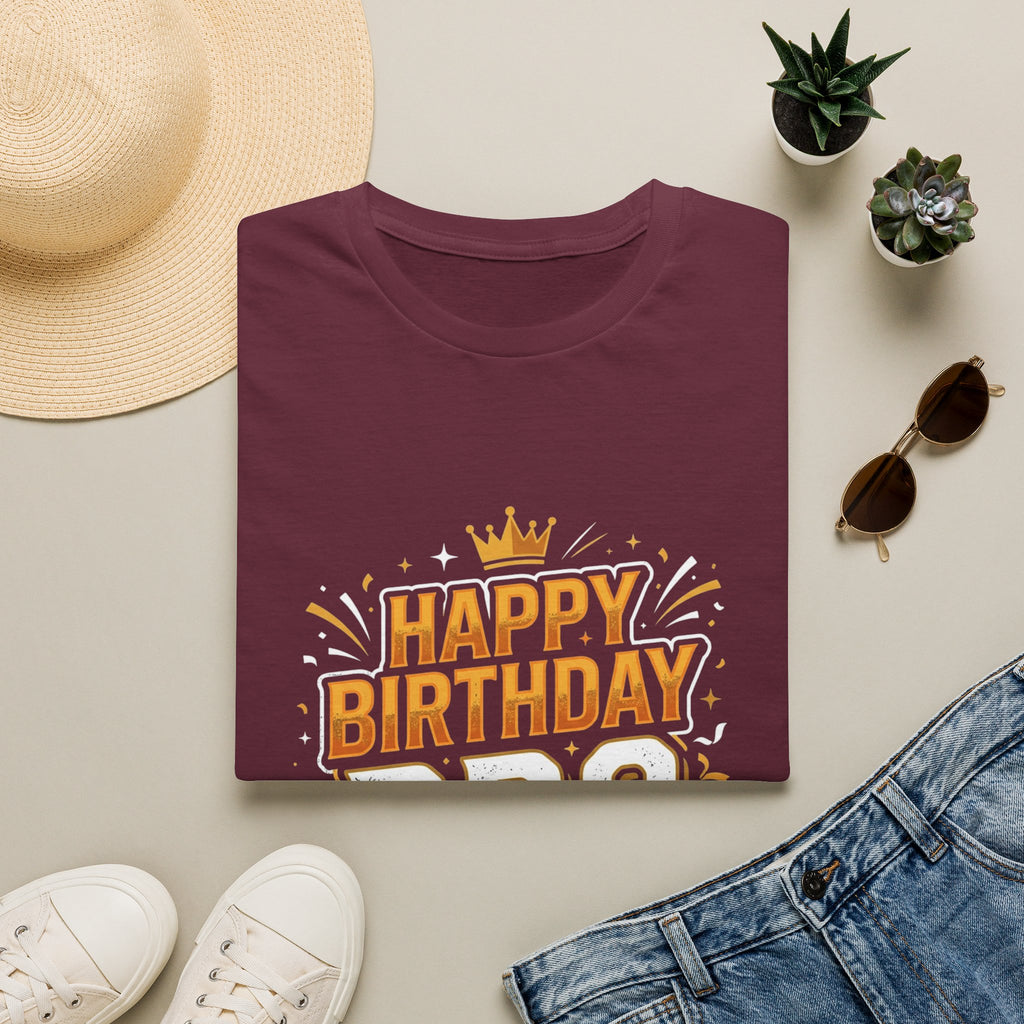 Happy Birthday Bro T-Shirt — Bold Crowned Birthday Tee for Brother
