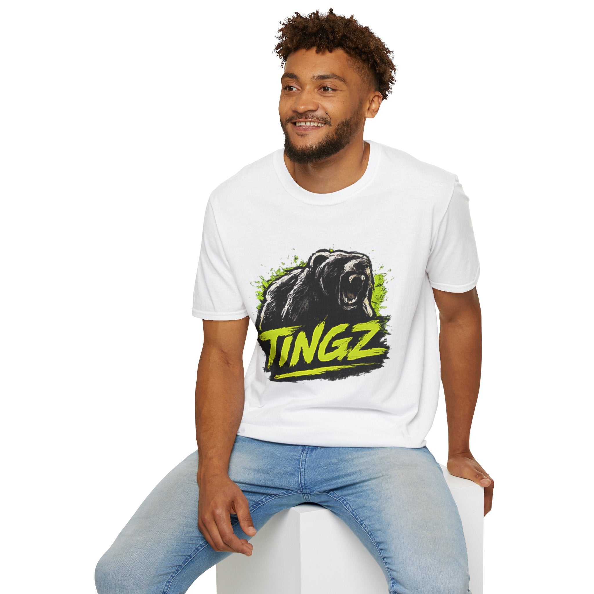 Bear TINGZ Roar T-Shirt — Bold Graphic Tee