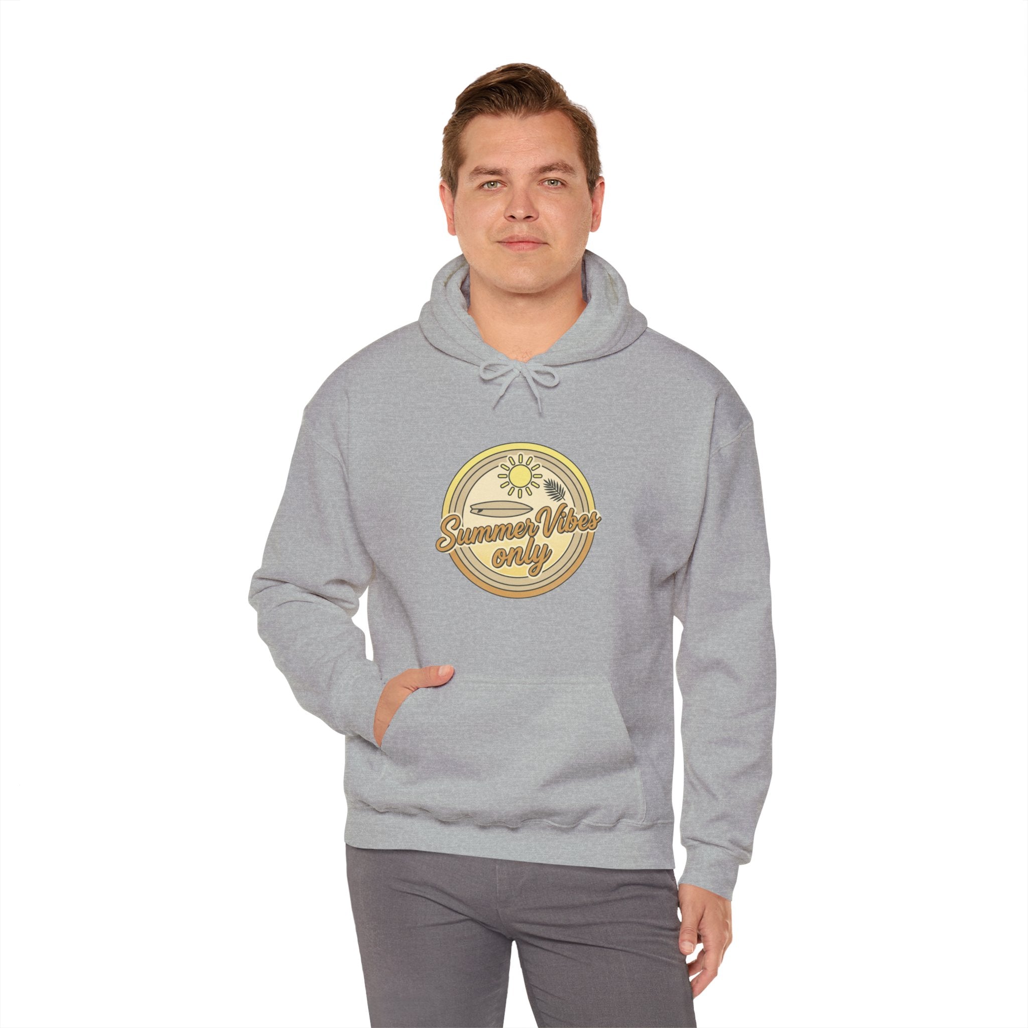 Retro Daisy “Summer Vibes Only” Hoodie — Vintage Floral Cozy Pullover