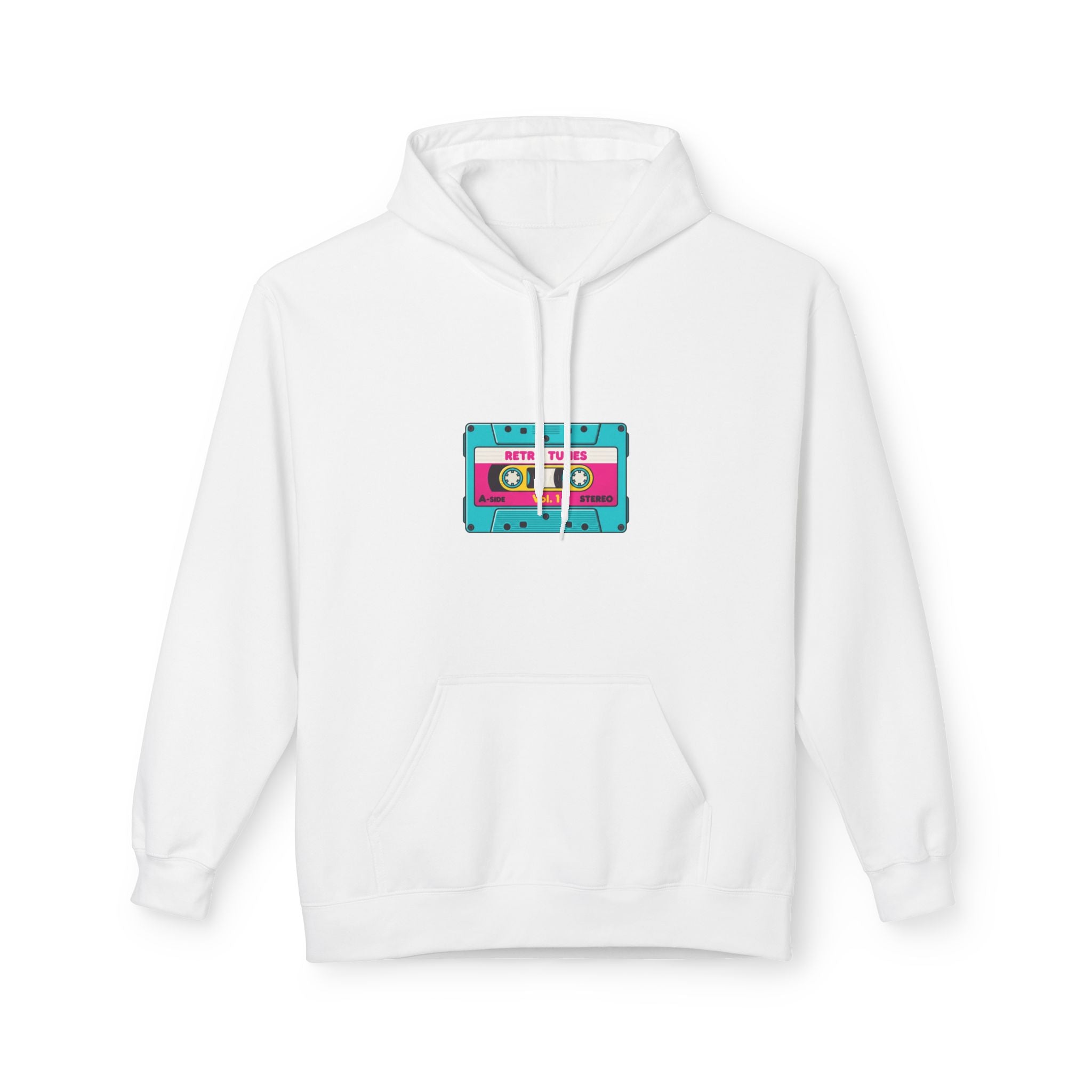 Retro Cassette Hoodie — Vintage Tape Graphic Pullover