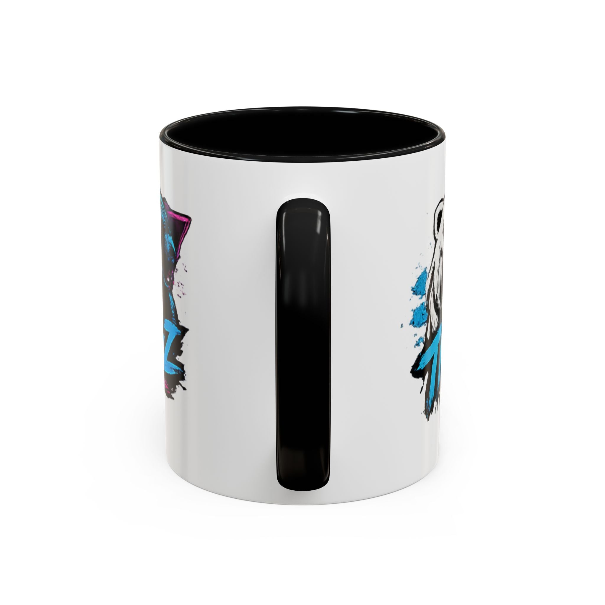 Bear Tingz Accent Coffee Mug — 11/15oz Gamer Logo Ceramic Mug