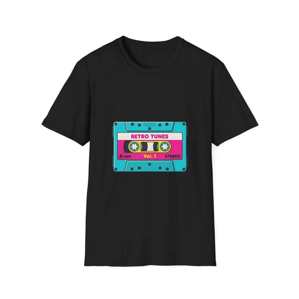 Retro Tunes Cassette T-Shirt — Vintage 80s Music Tee