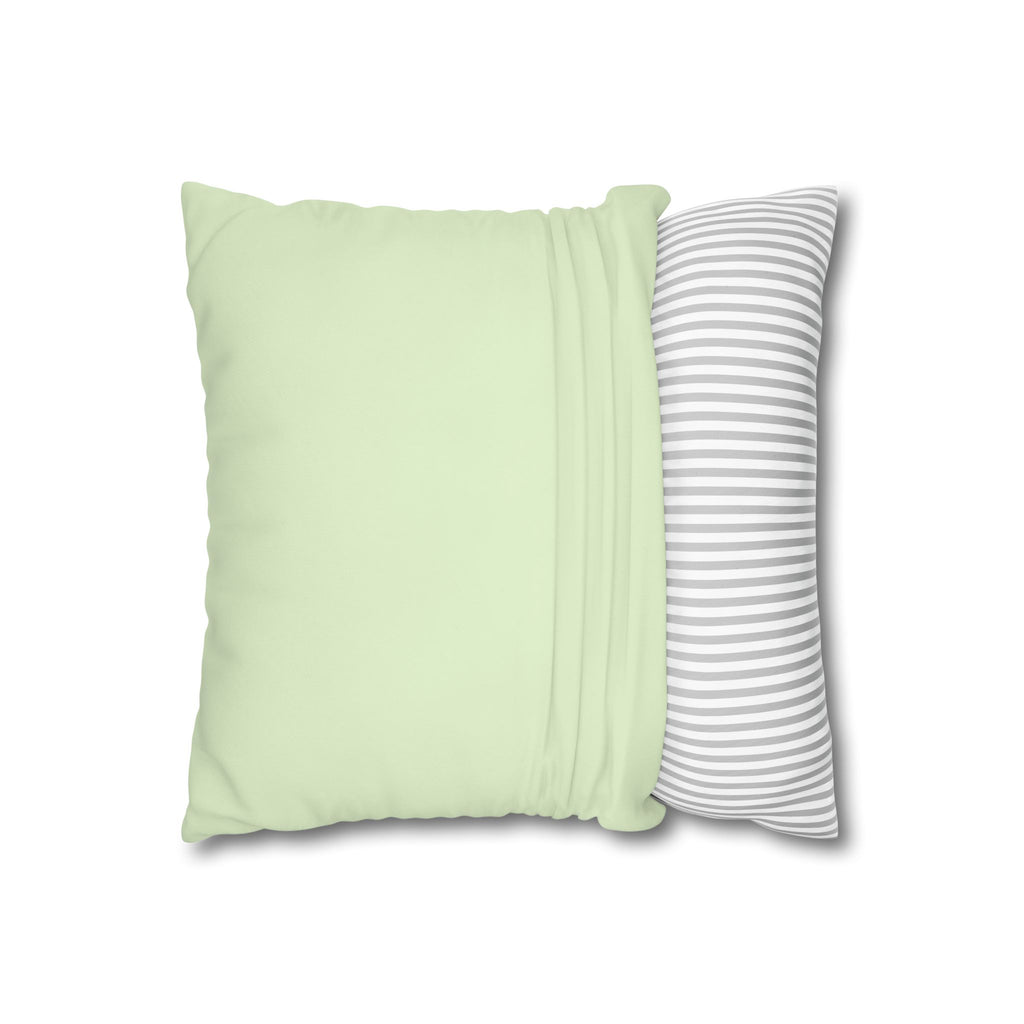 Retro Tunes Cassette Pillowcase — Square Poly Canvas Decorative Throw Pillow