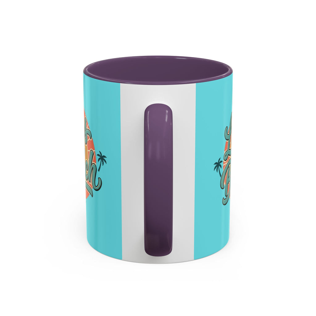 Life's a Beach Coffee Mug — Retro Beach Vibes 11/15oz Accent Mug