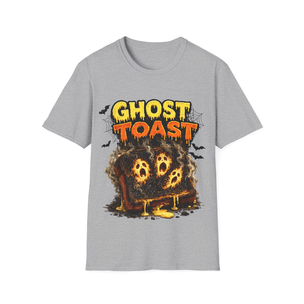 Ghost Toast Halloween T-Shirt — Spooky Haunted Breakfast Graphic Tee