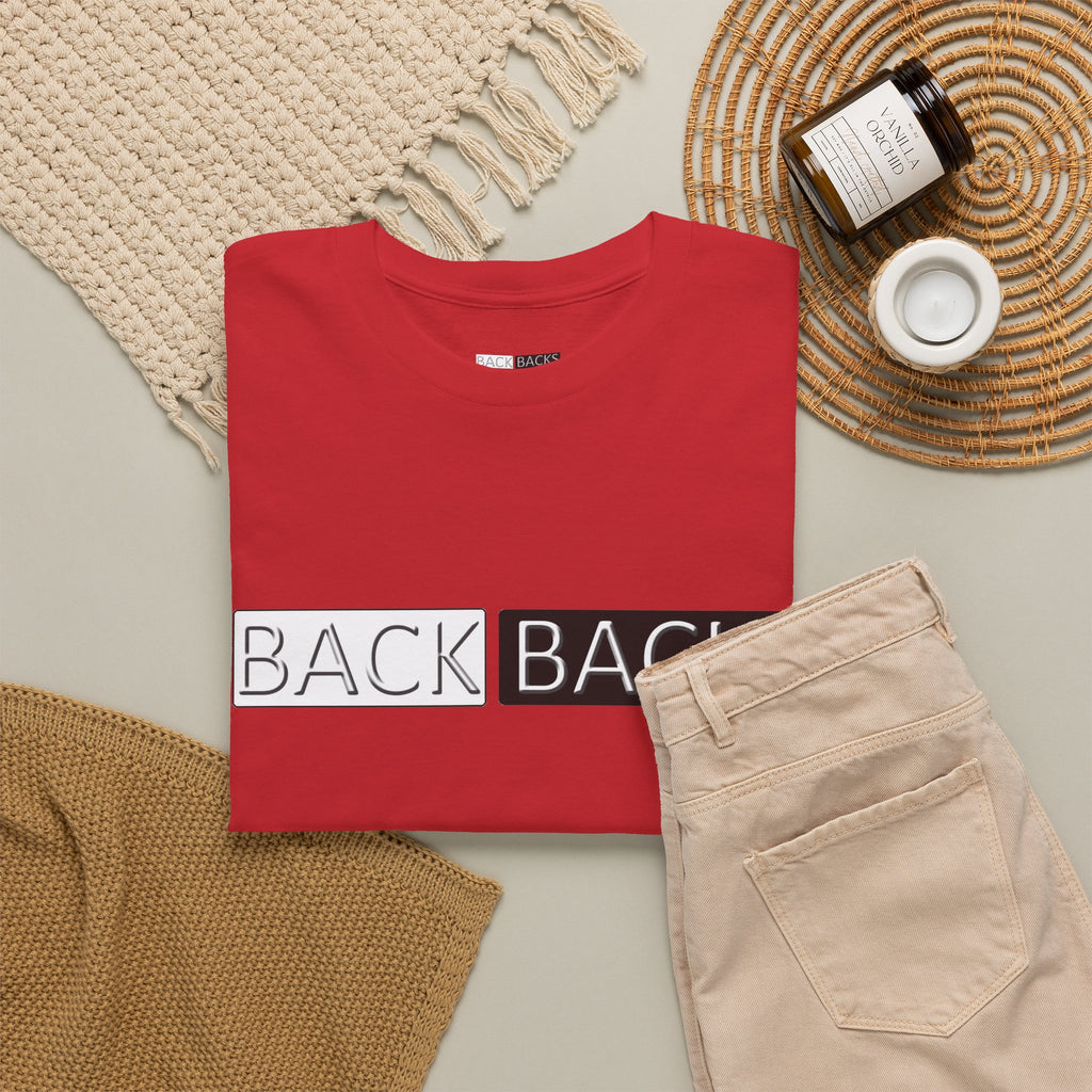 Unisex Back Backs Minimal T-Shirt