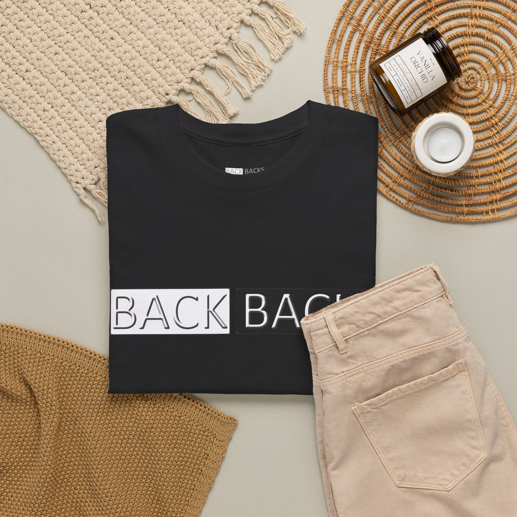 Unisex Back Backs Minimal T-Shirt