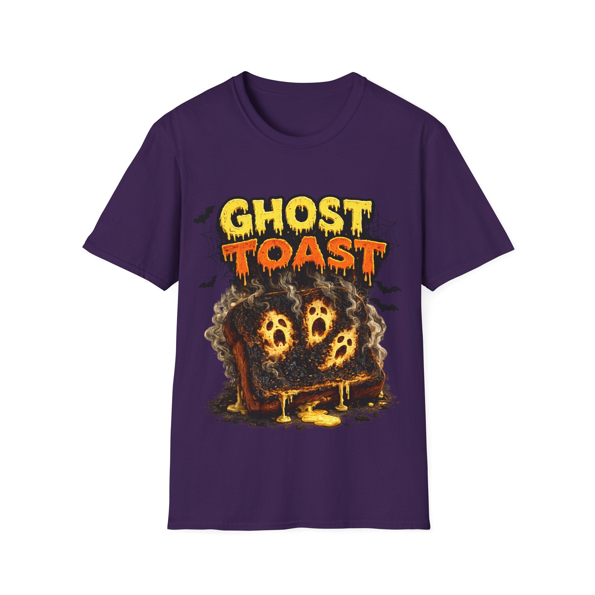 Ghost Toast Halloween T-Shirt — Spooky Haunted Breakfast Graphic Tee