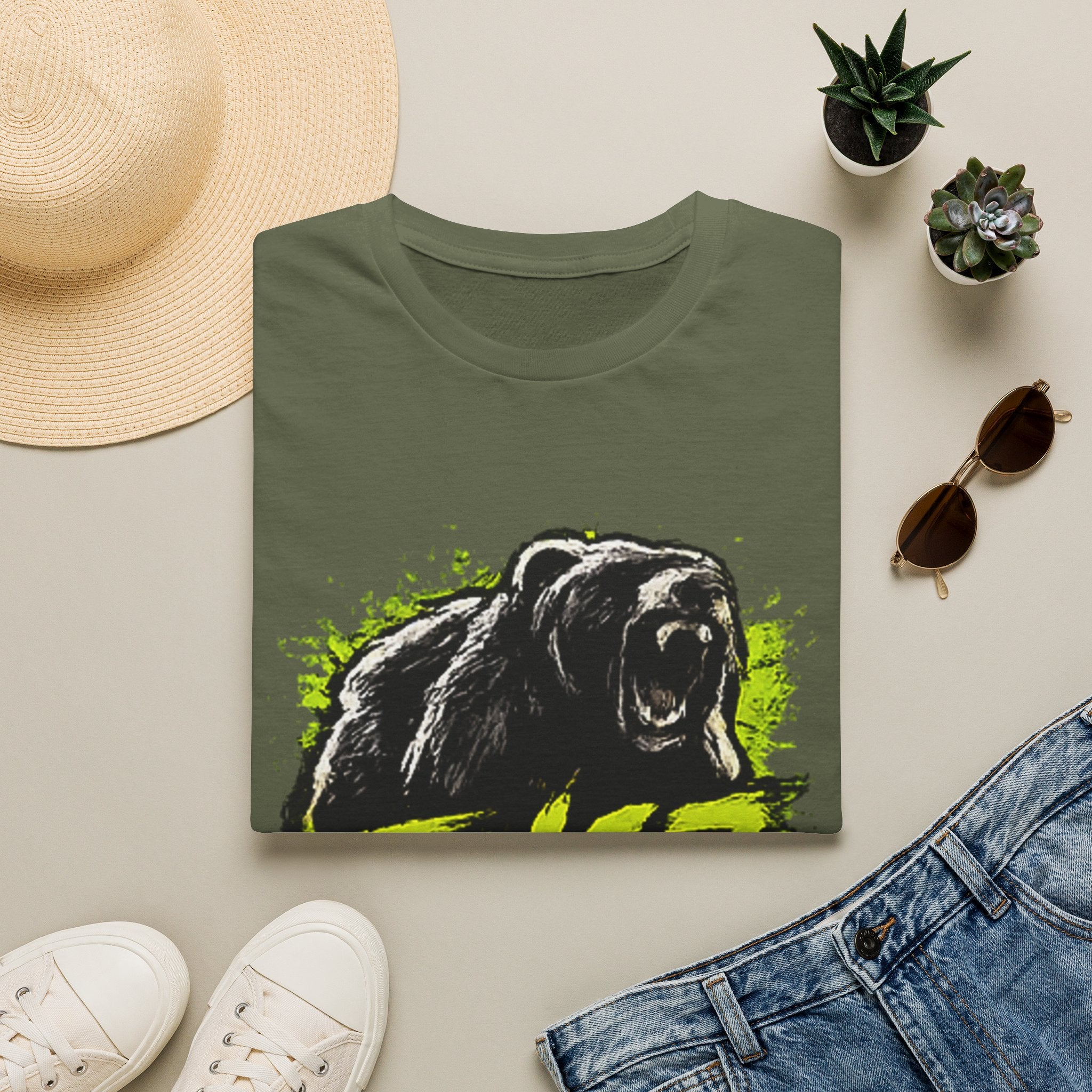 Bear TINGZ Roar T-Shirt — Bold Graphic Tee