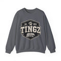 BEAR TINGZ  Badge Unisex Crewneck Sweatshirt | Vintage Wildlife Graphic Sweatshirt | Classic Streetwear Pullover