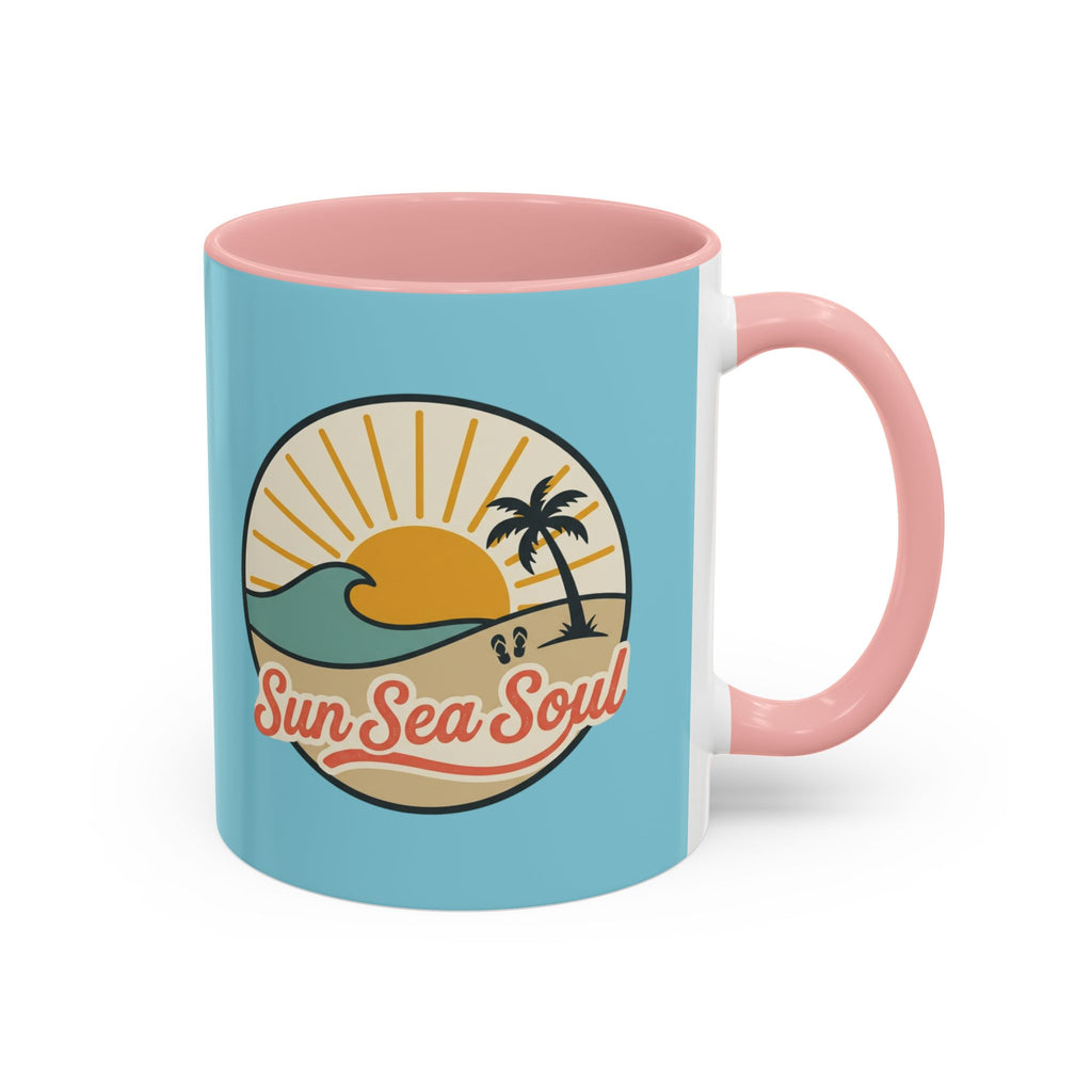Sun Sea Soul Accent Coffee Mug – Beach Sunset 11/15oz