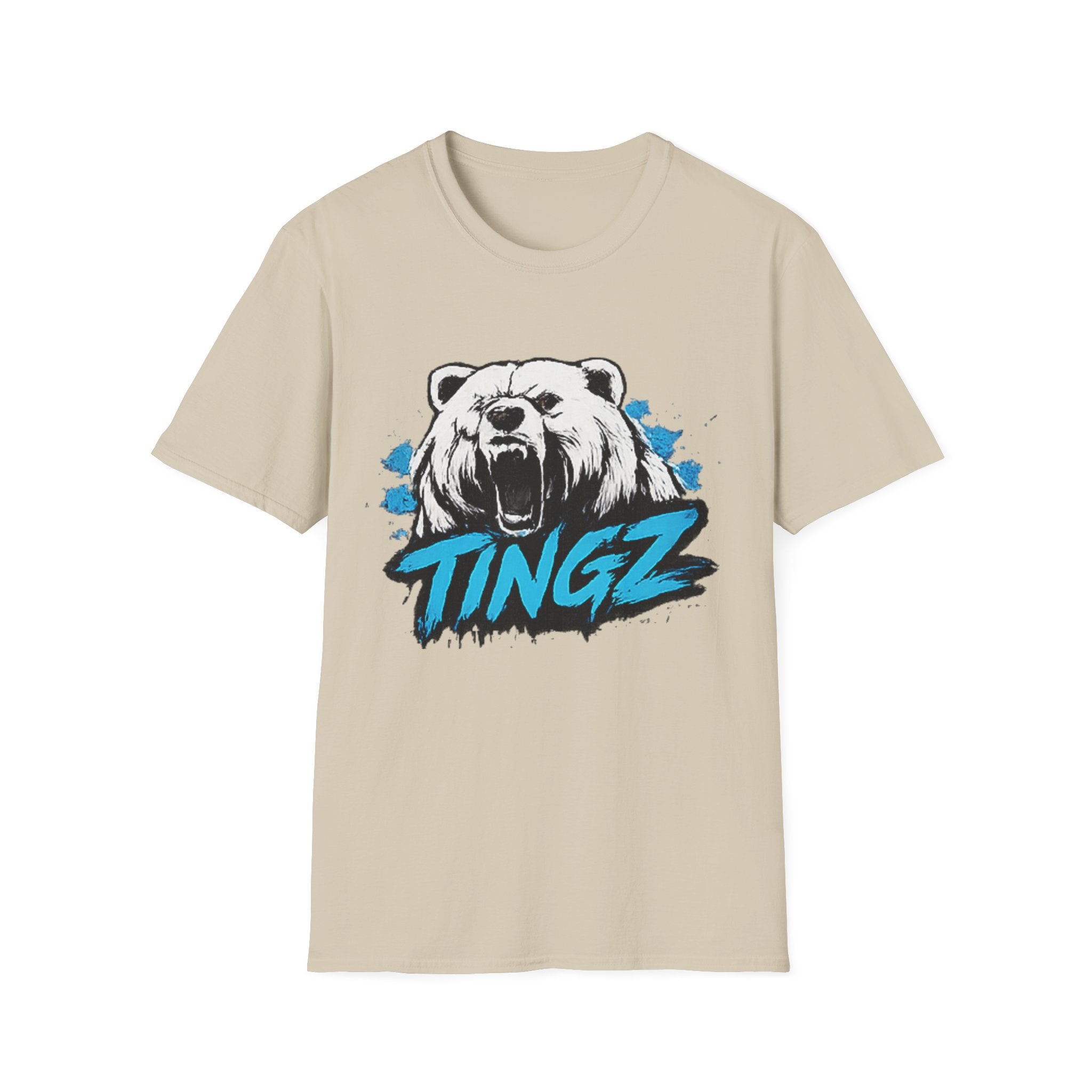 Roaring Bear TINGZ T-Shirt — Graphic Tee for Streetwear & Casual