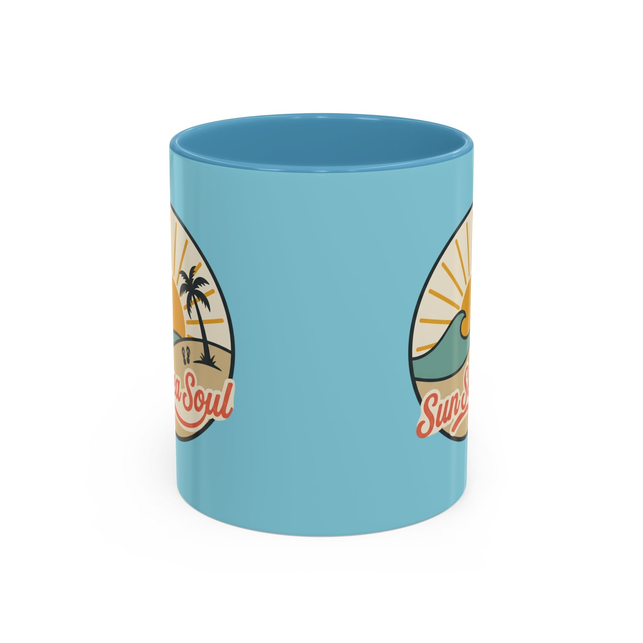 Sun Sea Soul Accent Coffee Mug – Beach Sunset 11/15oz