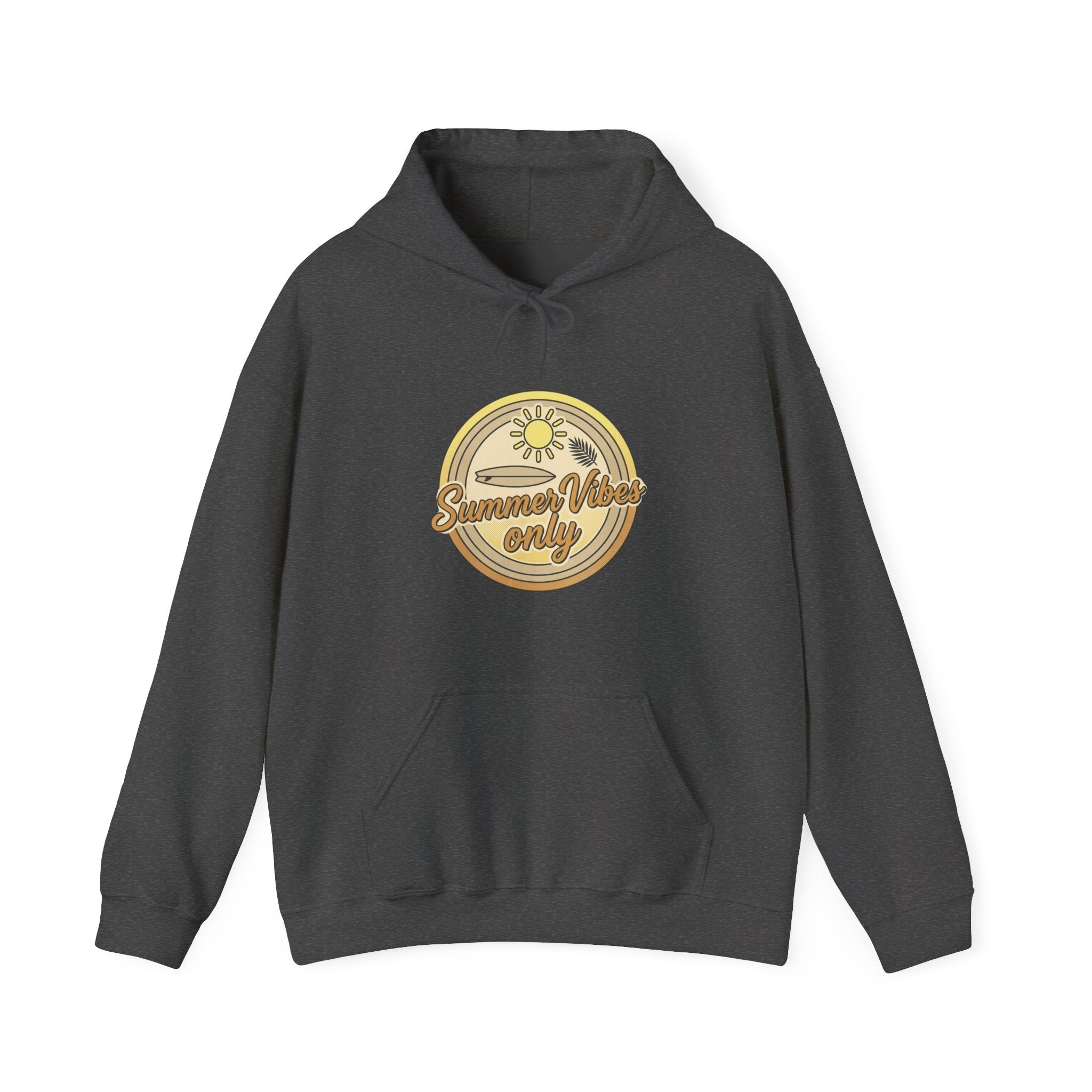 Retro Daisy “Summer Vibes Only” Hoodie — Vintage Floral Cozy Pullover