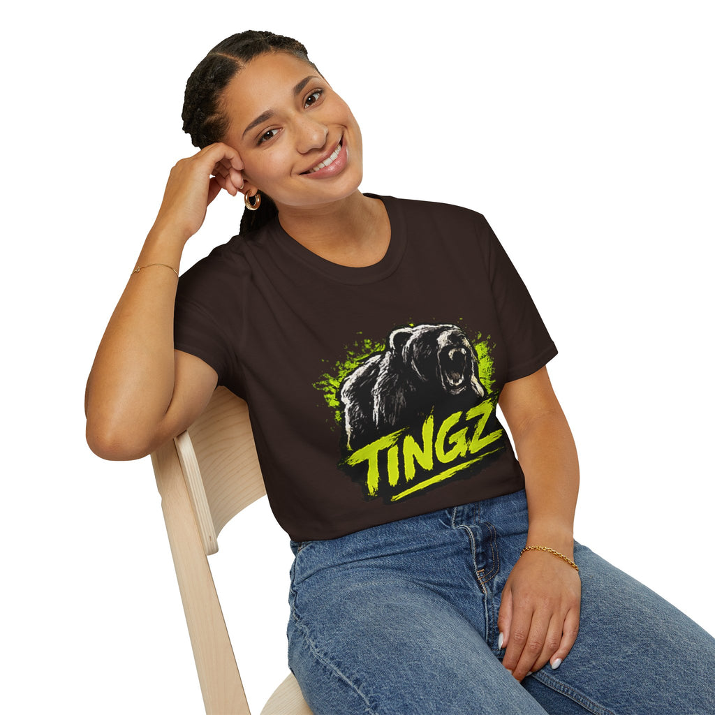 Bear TINGZ Roar T-Shirt — Bold Graphic Tee