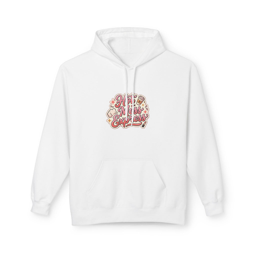 Hoodie - "Hot Mess Express" Funny Script Hoodie