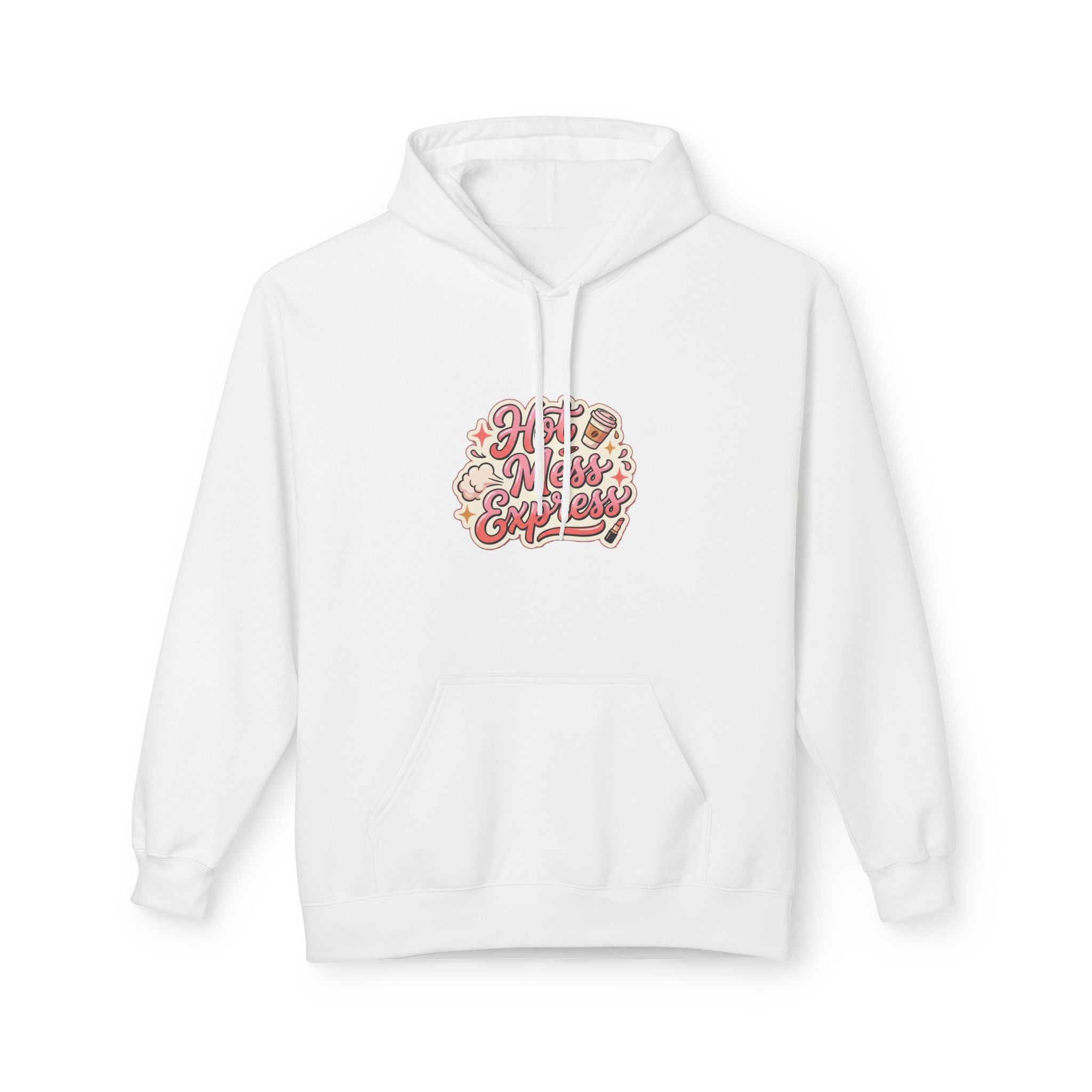 Hoodie - "Hot Mess Express" Funny Script Hoodie