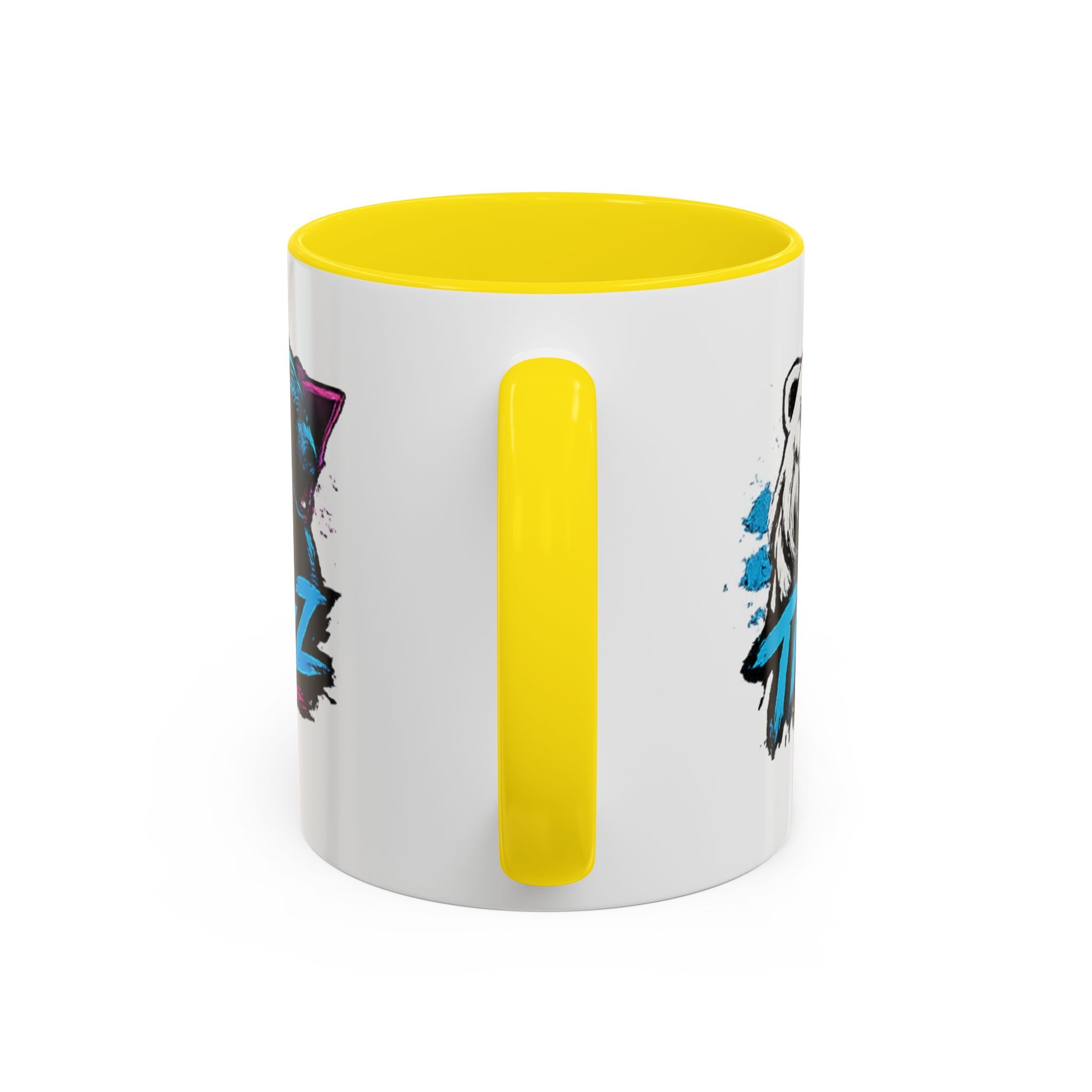 Bear Tingz Accent Coffee Mug — 11/15oz Gamer Logo Ceramic Mug