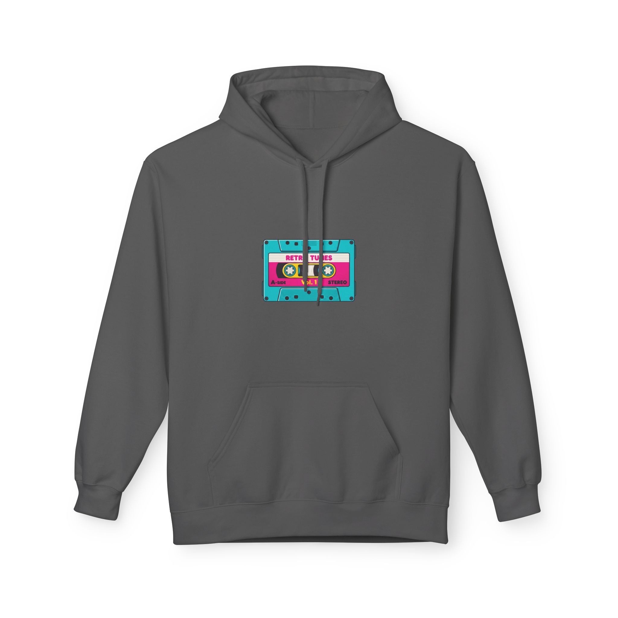 Retro Cassette Hoodie — Vintage Tape Graphic Pullover