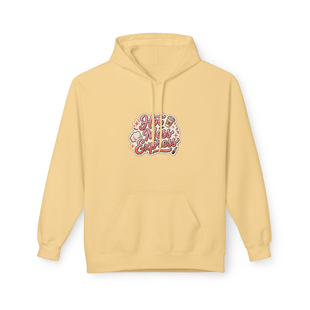 Hoodie - "Hot Mess Express" Funny Script Hoodie
