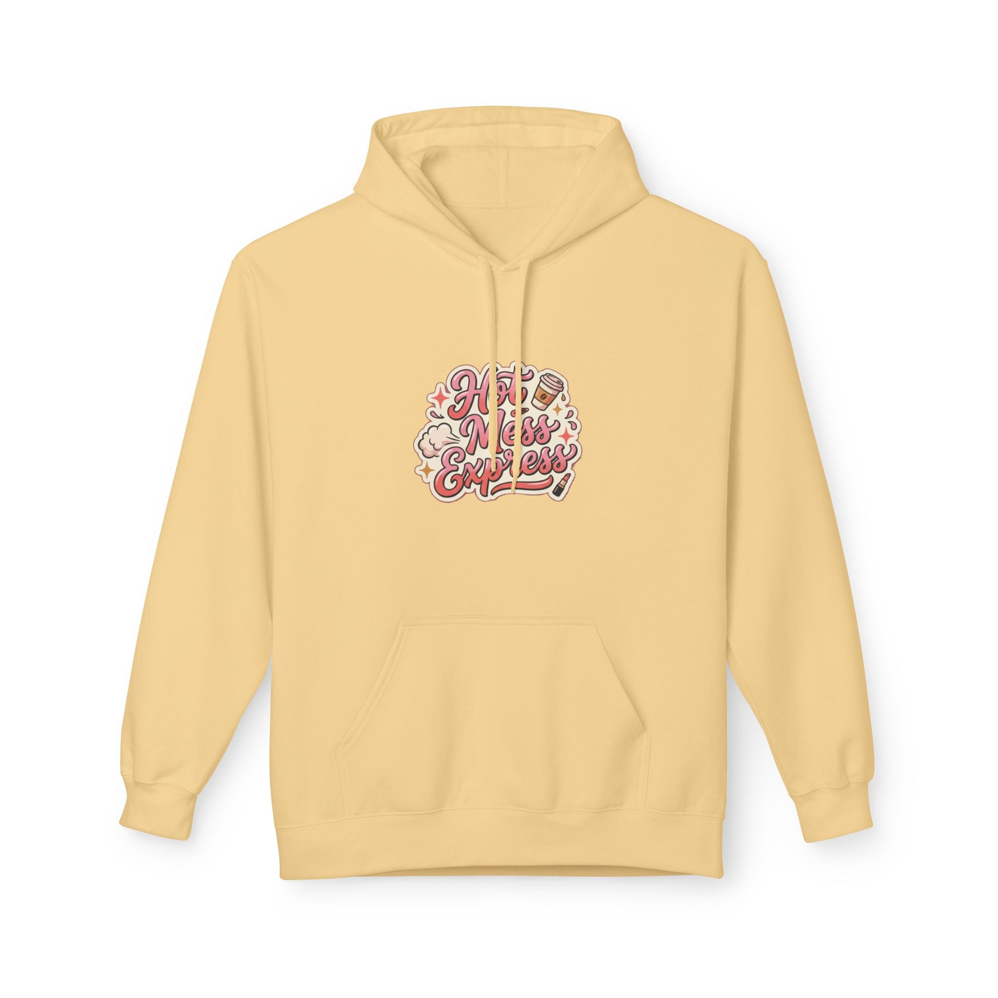 Hoodie - "Hot Mess Express" Funny Script Hoodie