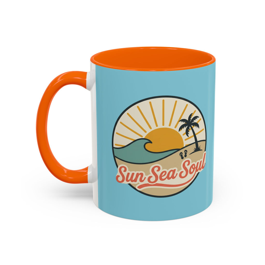 Sun Sea Soul Accent Coffee Mug – Beach Sunset 11/15oz