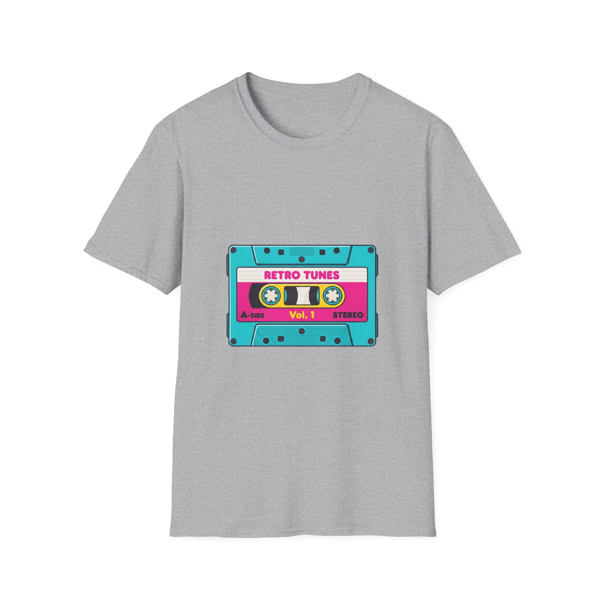 Retro Tunes Cassette T-Shirt — Vintage 80s Music Tee