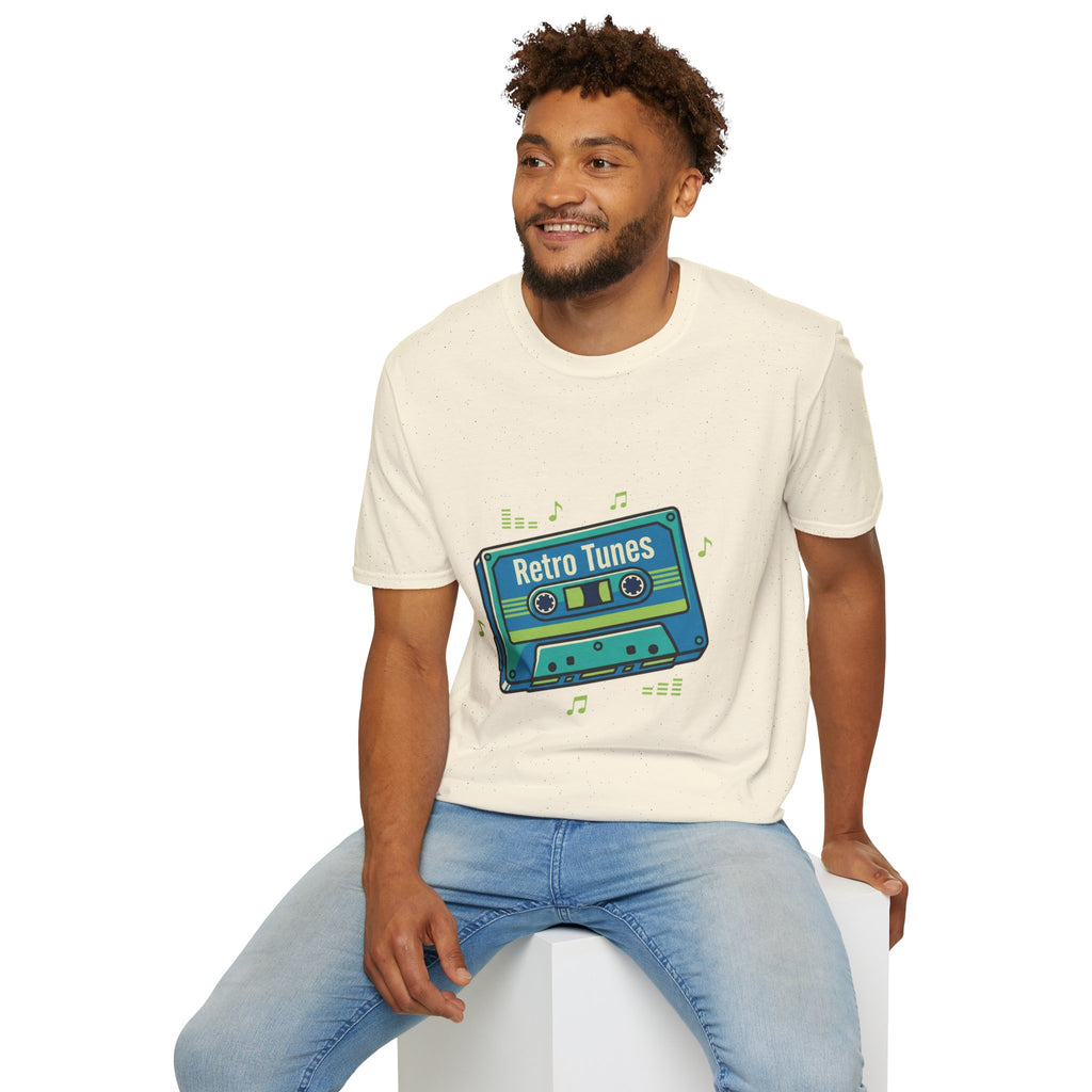 Retro Tunes- Unisex Softstyle T-Shirt