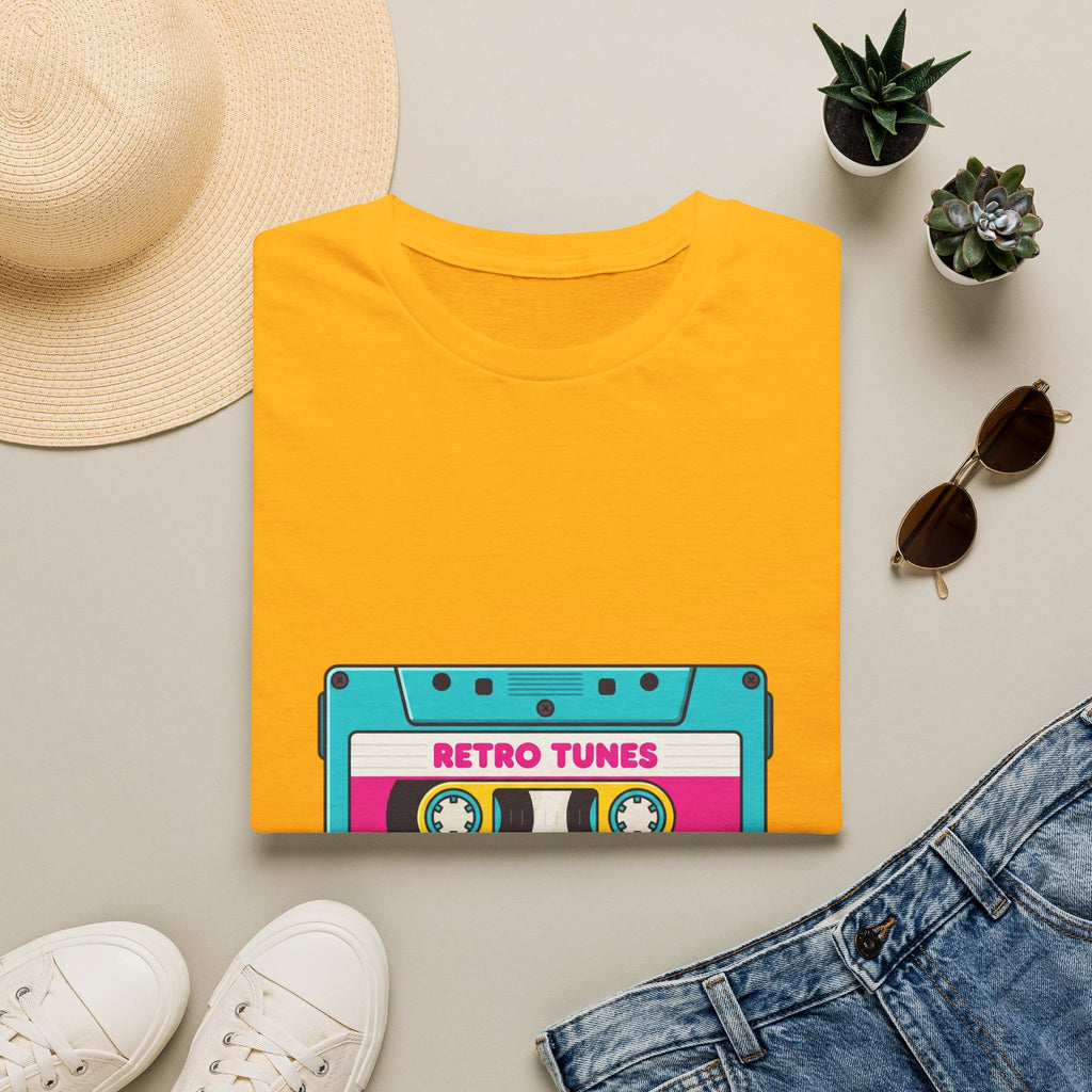 Retro Tunes Cassette T-Shirt — Vintage 80s Music Tee