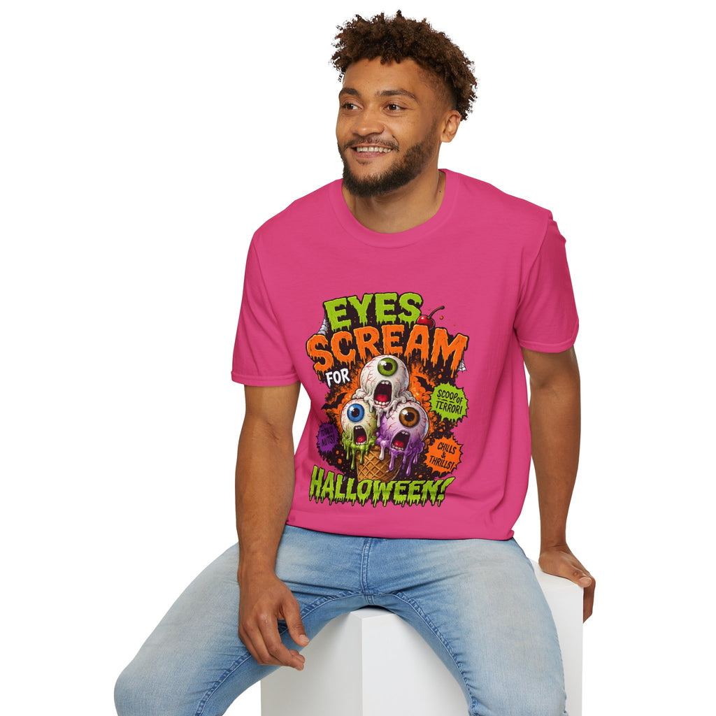 Halloween Eyes Scream T-Shirt — 'Eyes Scream for Halloween' Graphic Tee