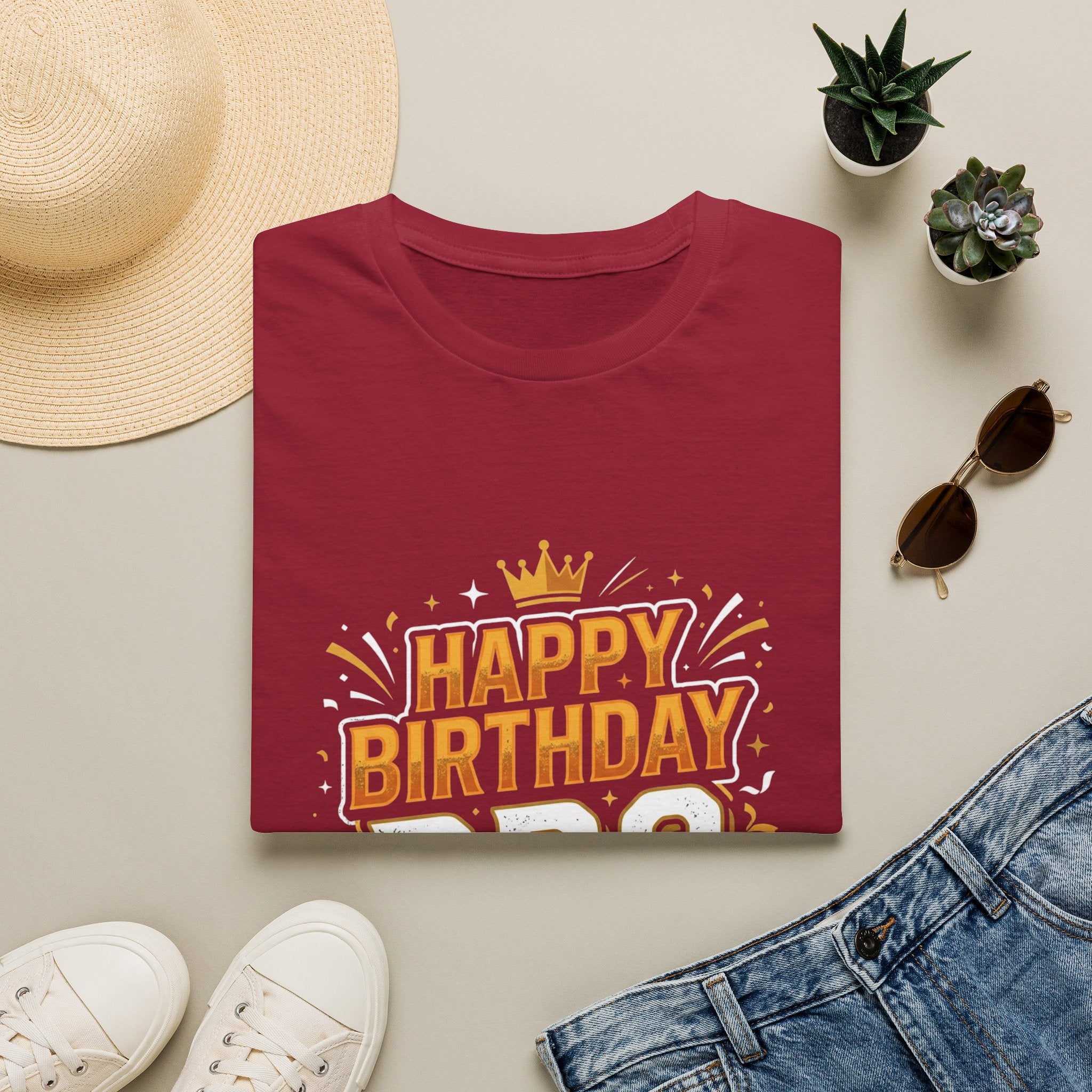 Happy Birthday Bro T-Shirt — Bold Crowned Birthday Tee for Brother