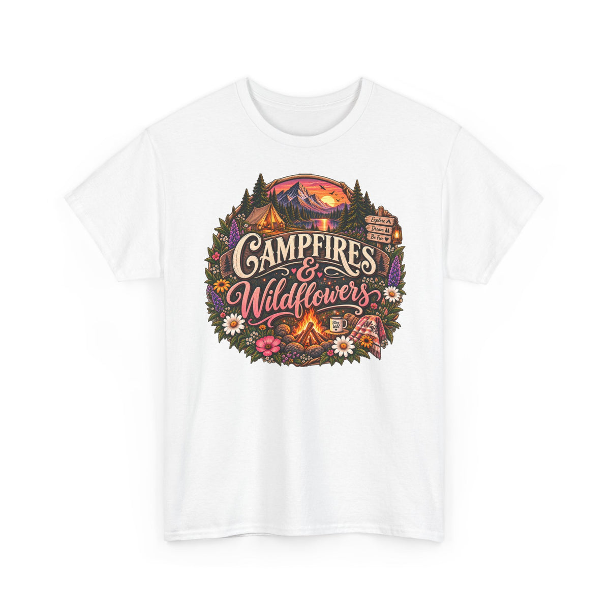 Campfires & Wildflowers T-Shirt