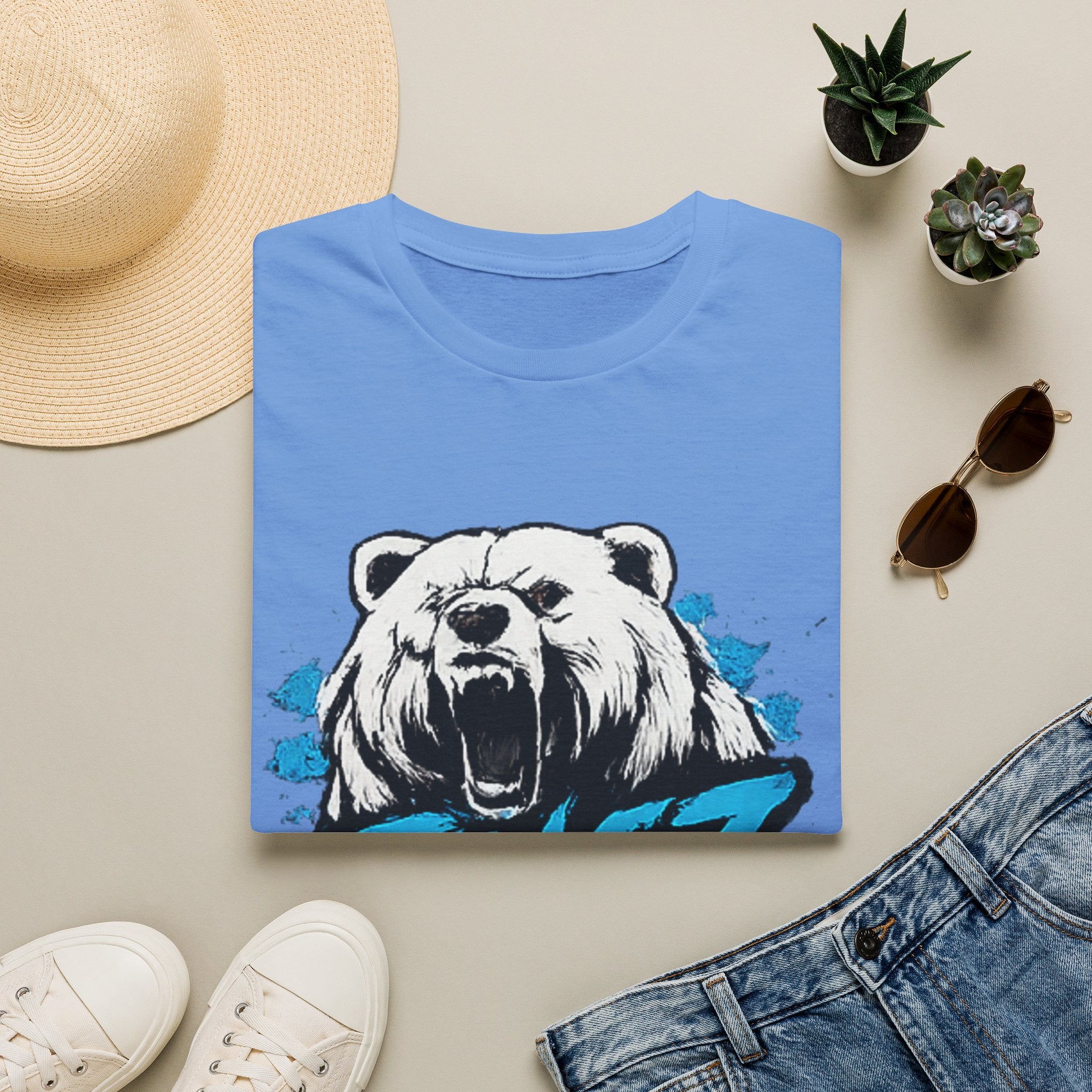 Roaring Bear TINGZ T-Shirt — Graphic Tee for Streetwear & Casual