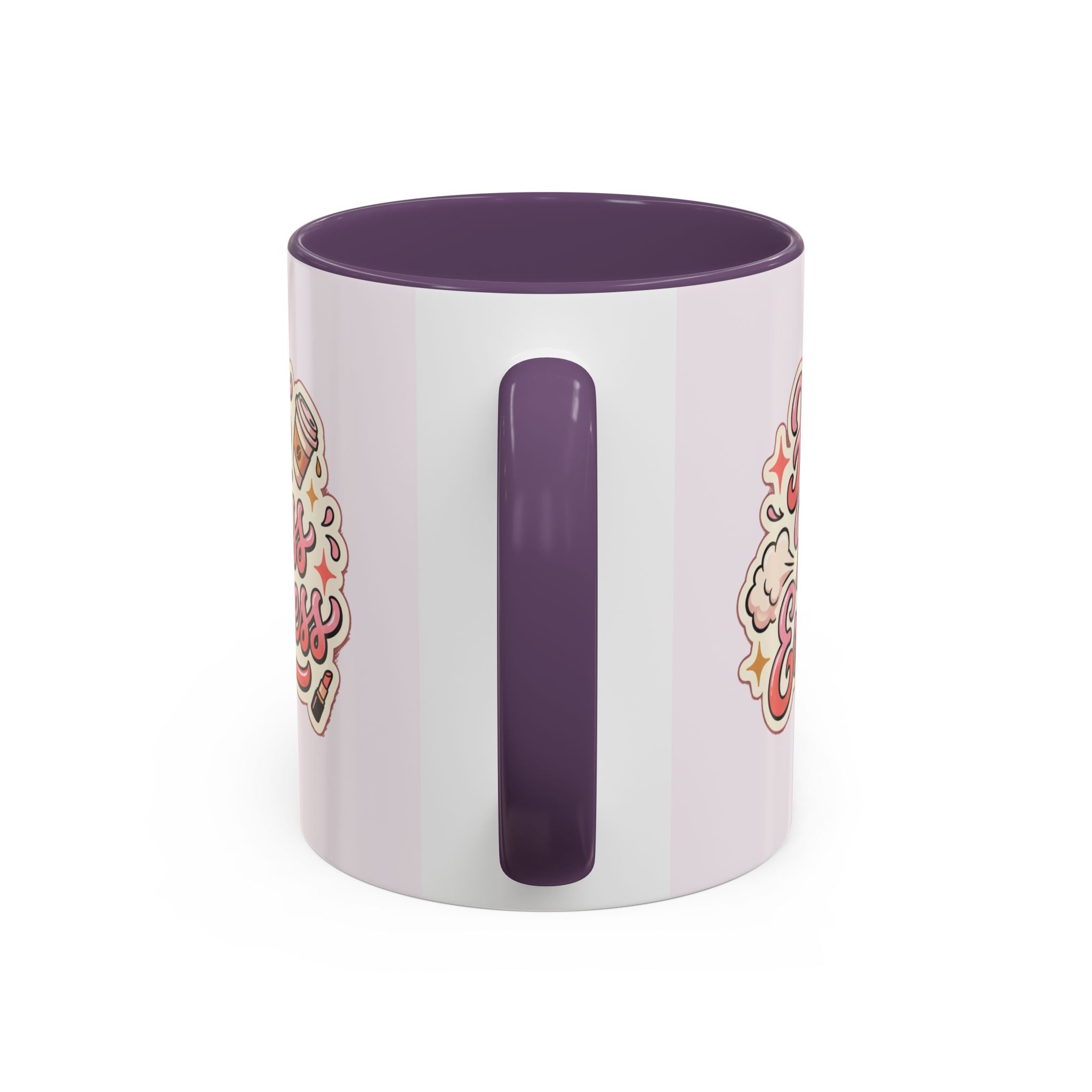 Hot Mess Express Coffee Mug — Funny Pink Accent Mug for Coffee Lovers