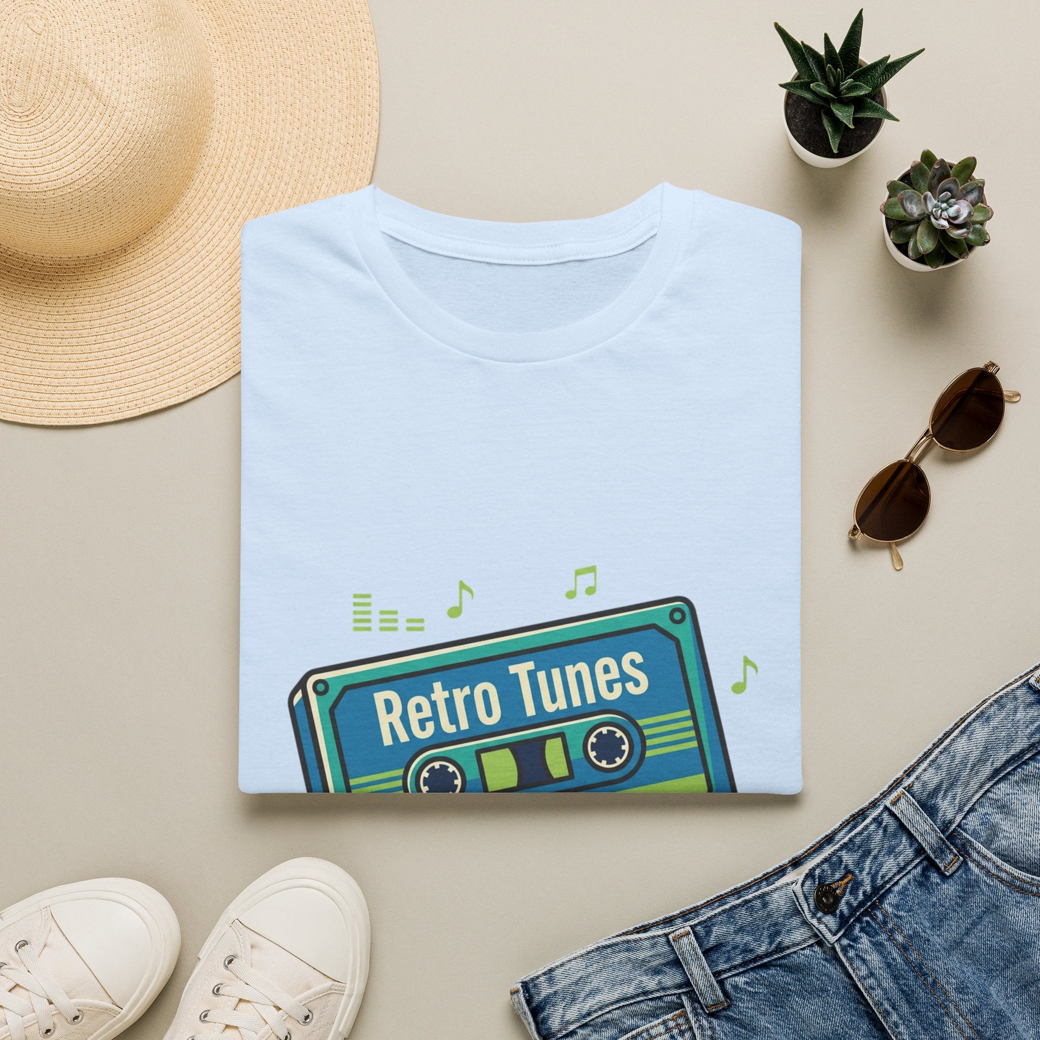 Retro Tunes- Unisex Softstyle T-Shirt
