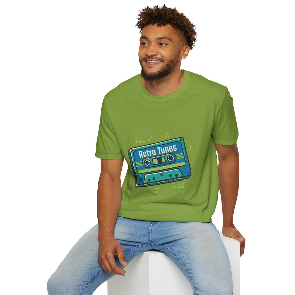 Retro Tunes- Unisex Softstyle T-Shirt