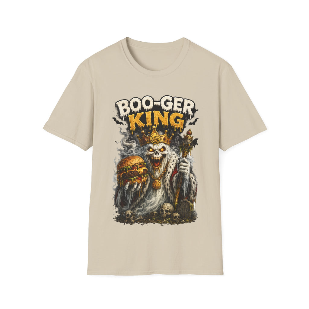 Boo-ger King Halloween T-Shirt — Spooky Skull King Graphic Tee