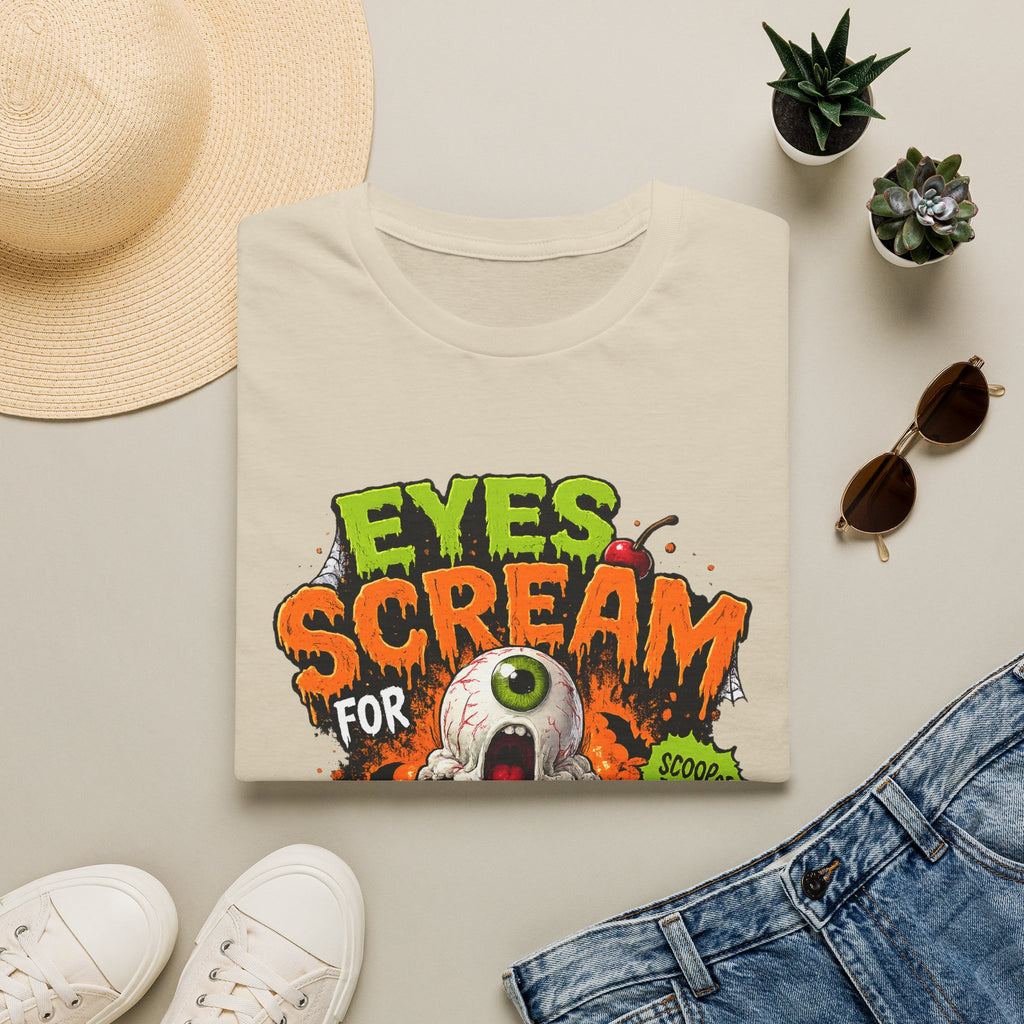 Halloween Eyes Scream T-Shirt — 'Eyes Scream for Halloween' Graphic Tee