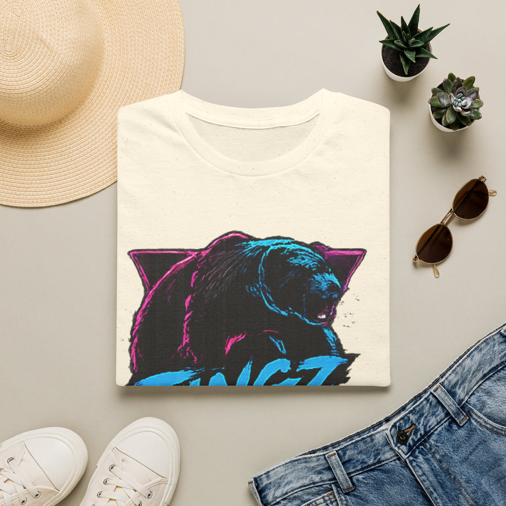 Bear TINGZ Graphic T-Shirt —  Retro Neon Crew Tee