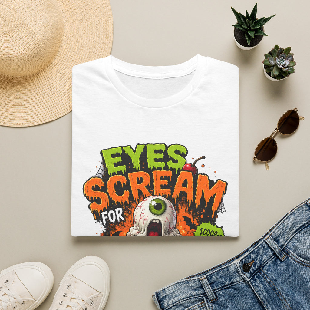 Halloween Eyes Scream T-Shirt — 'Eyes Scream for Halloween' Graphic Tee