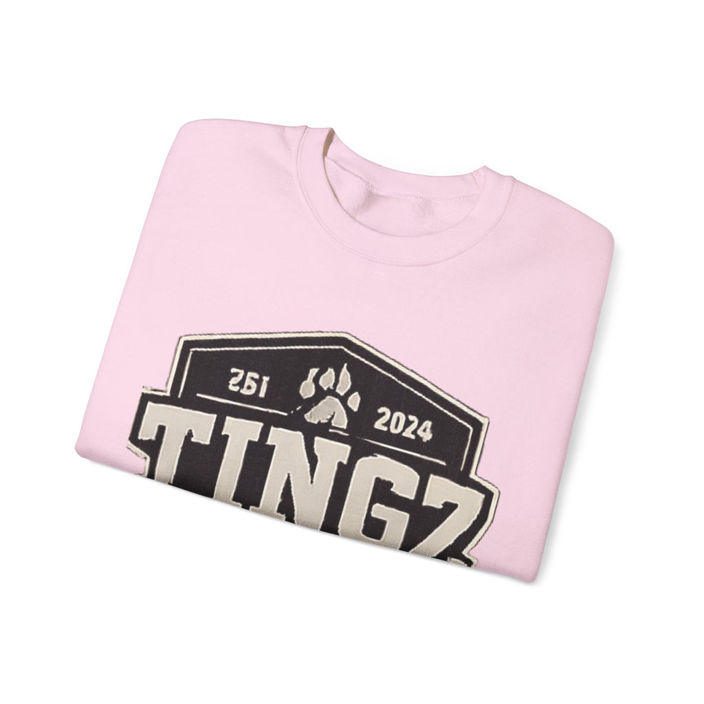 BEAR TINGZ  Badge Unisex Crewneck Sweatshirt | Vintage Wildlife Graphic Sweatshirt | Classic Streetwear Pullover