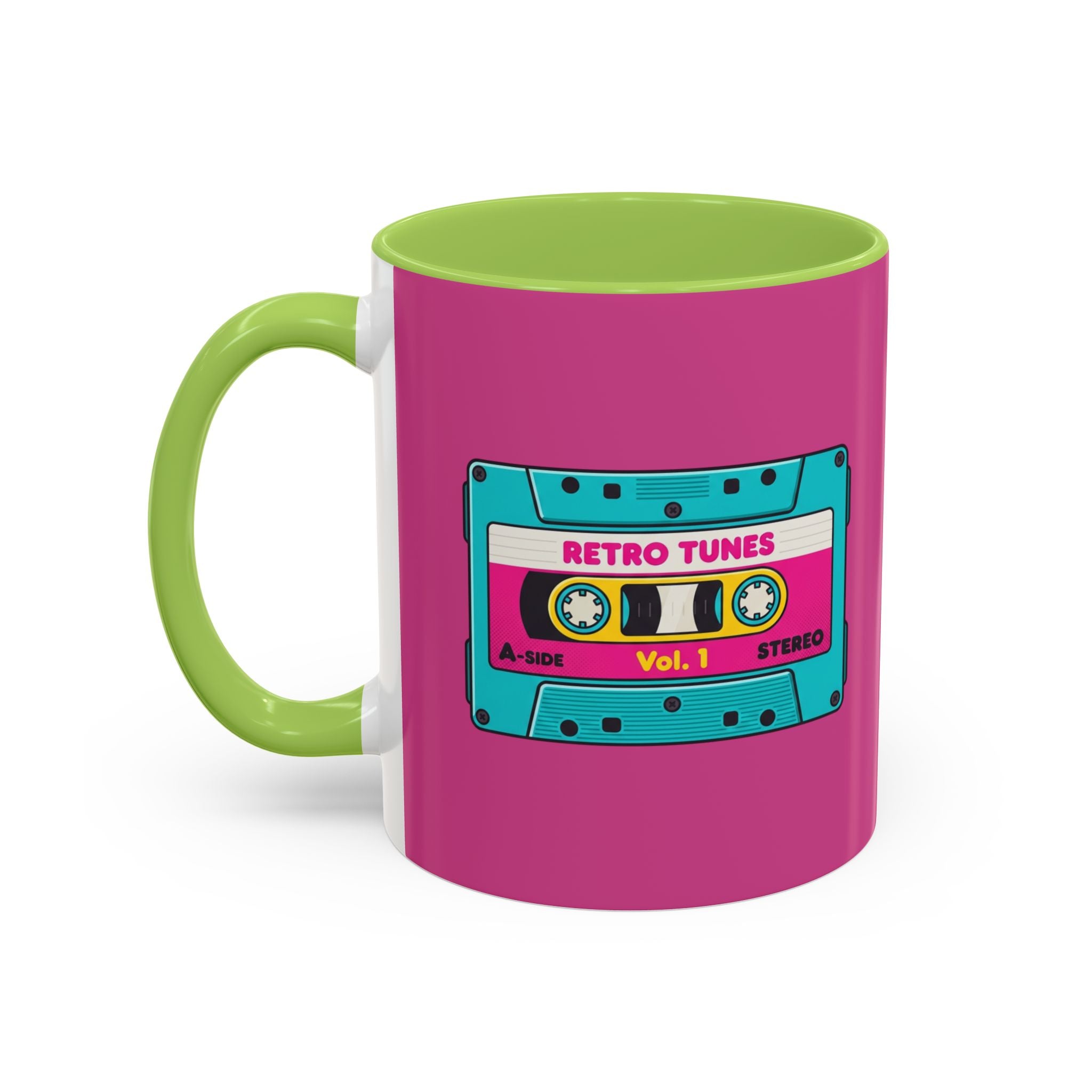 Retro Cassette Coffee Mug — 'Retro Tunes Vol. 1' Accent Mug