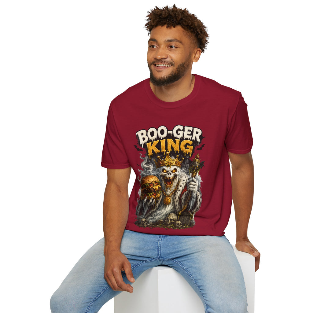 Boo-ger King Halloween T-Shirt — Spooky Skull King Graphic Tee