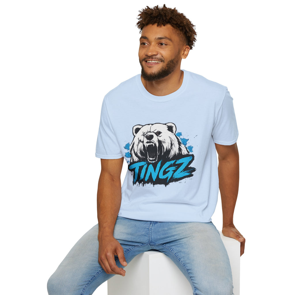 Roaring Bear TINGZ T-Shirt — Graphic Tee for Streetwear & Casual