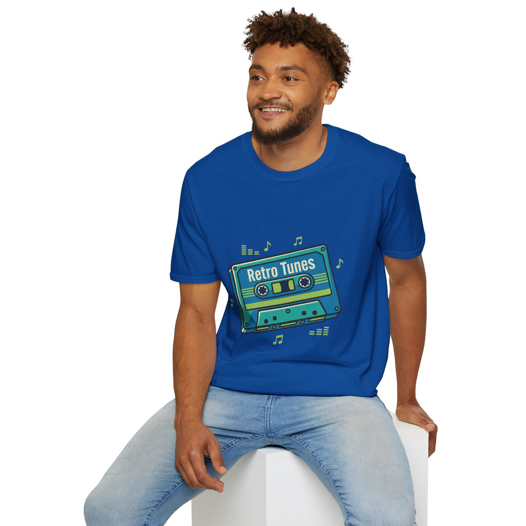 Retro Tunes- Unisex Softstyle T-Shirt