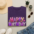 Happy Birthday Girl T-Shirt — Colorful Confetti Party Tee